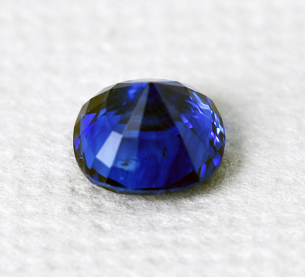 Sapphire blue cushion 4