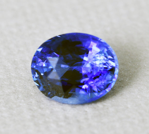 Sapphire blue oval 1