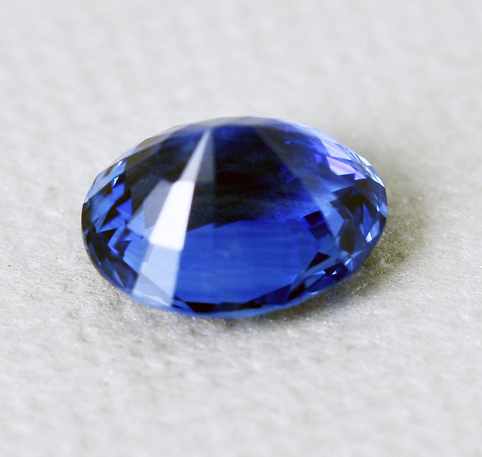 Sapphire blue oval 1