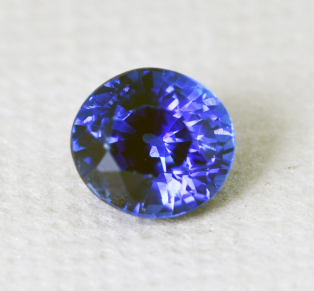 Sapphire blue oval 3