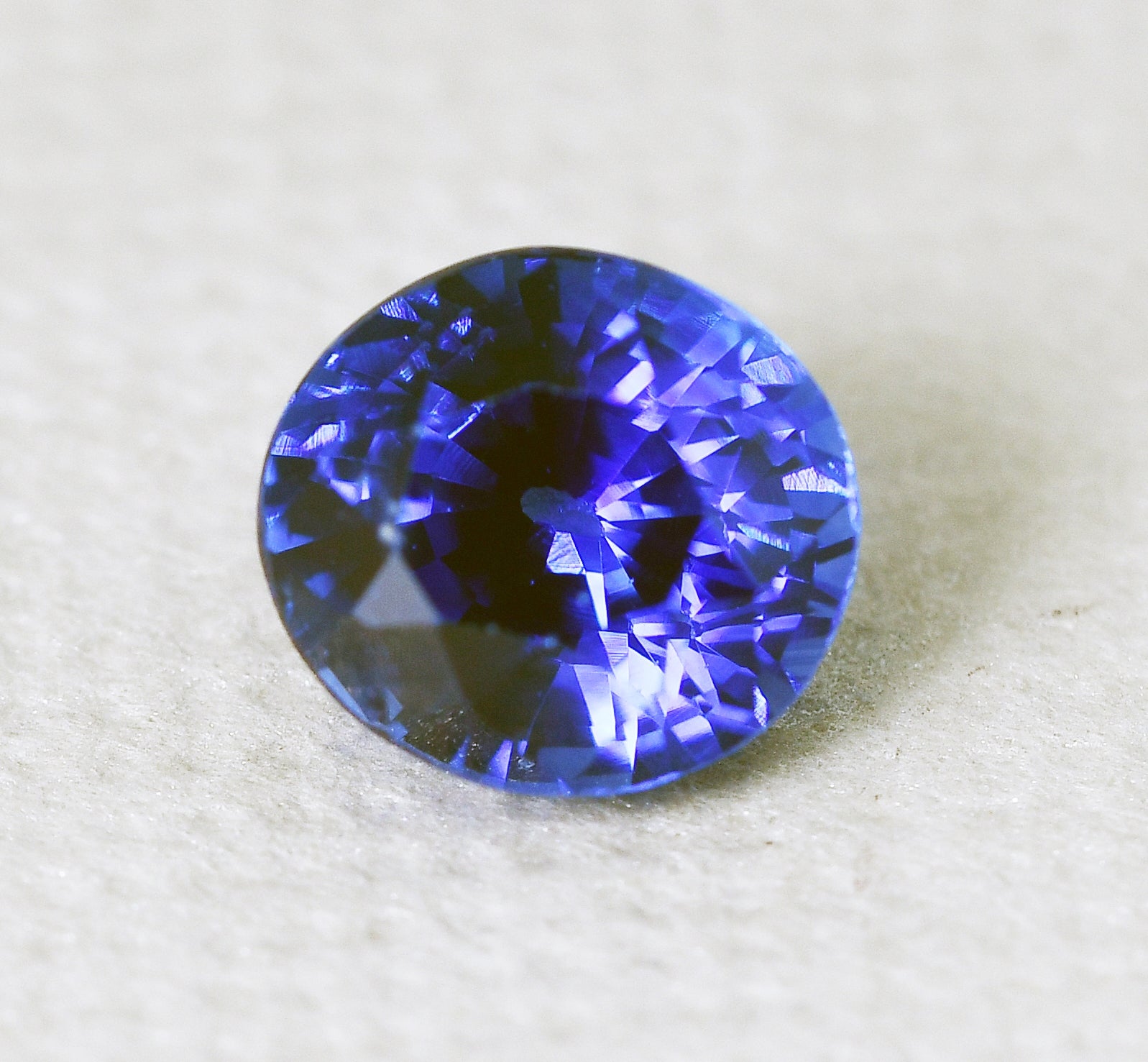 Sapphire blue oval 3