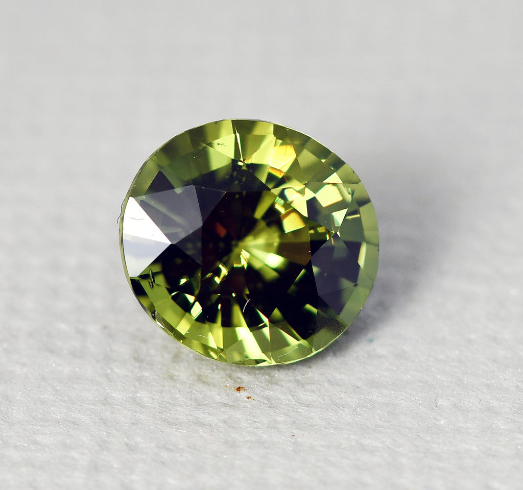 Sapphire green oval 1