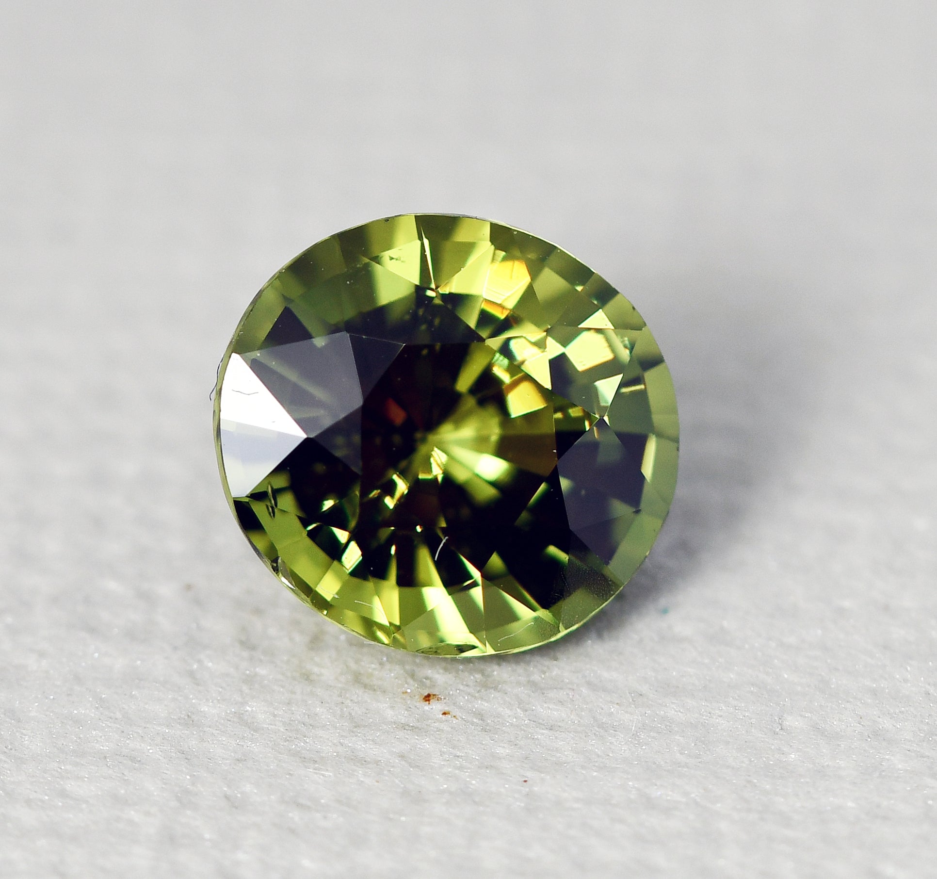Sapphire green oval 1