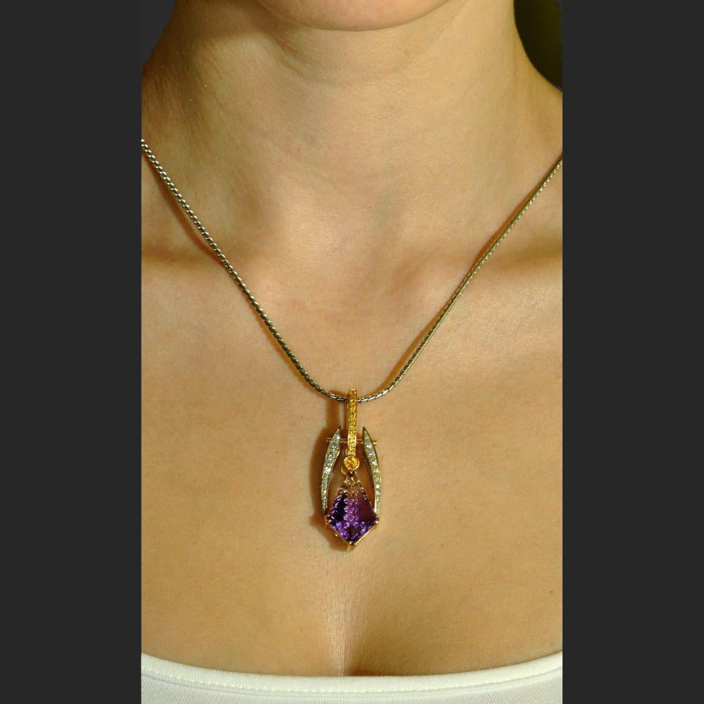 Ametrine pendant