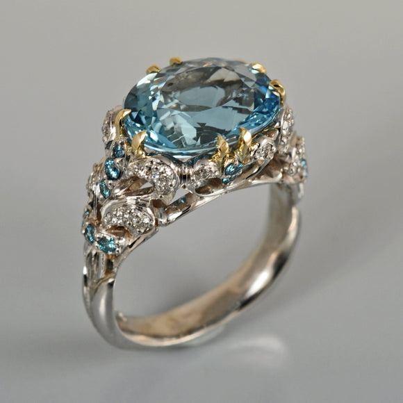 Aquamarine ring 