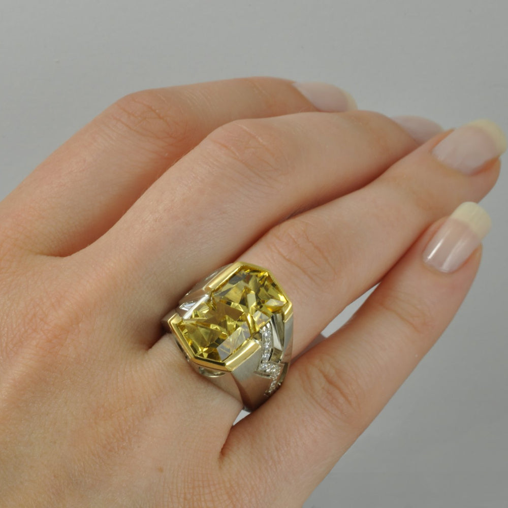 Golden Beryl ring 1