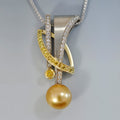 Golden South Sea  pendant
