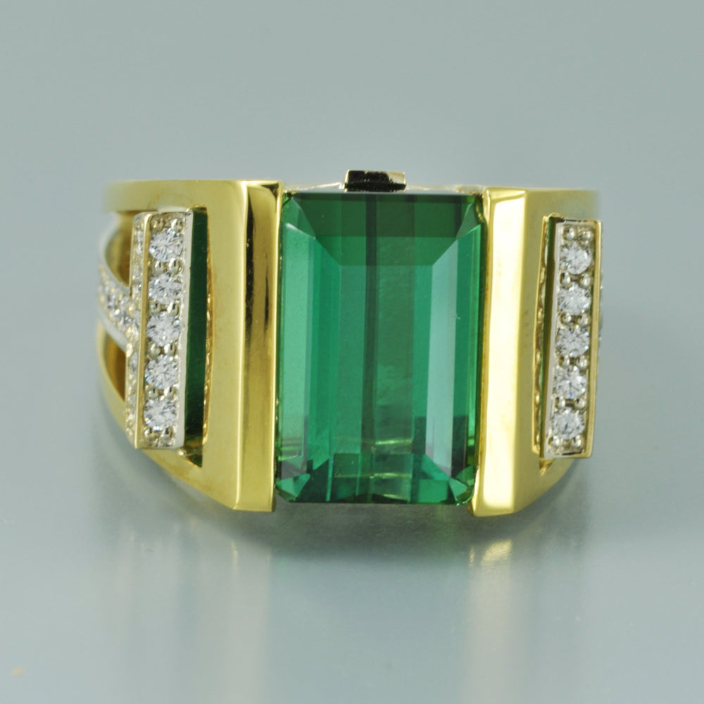 Green Tourmaline ring 1