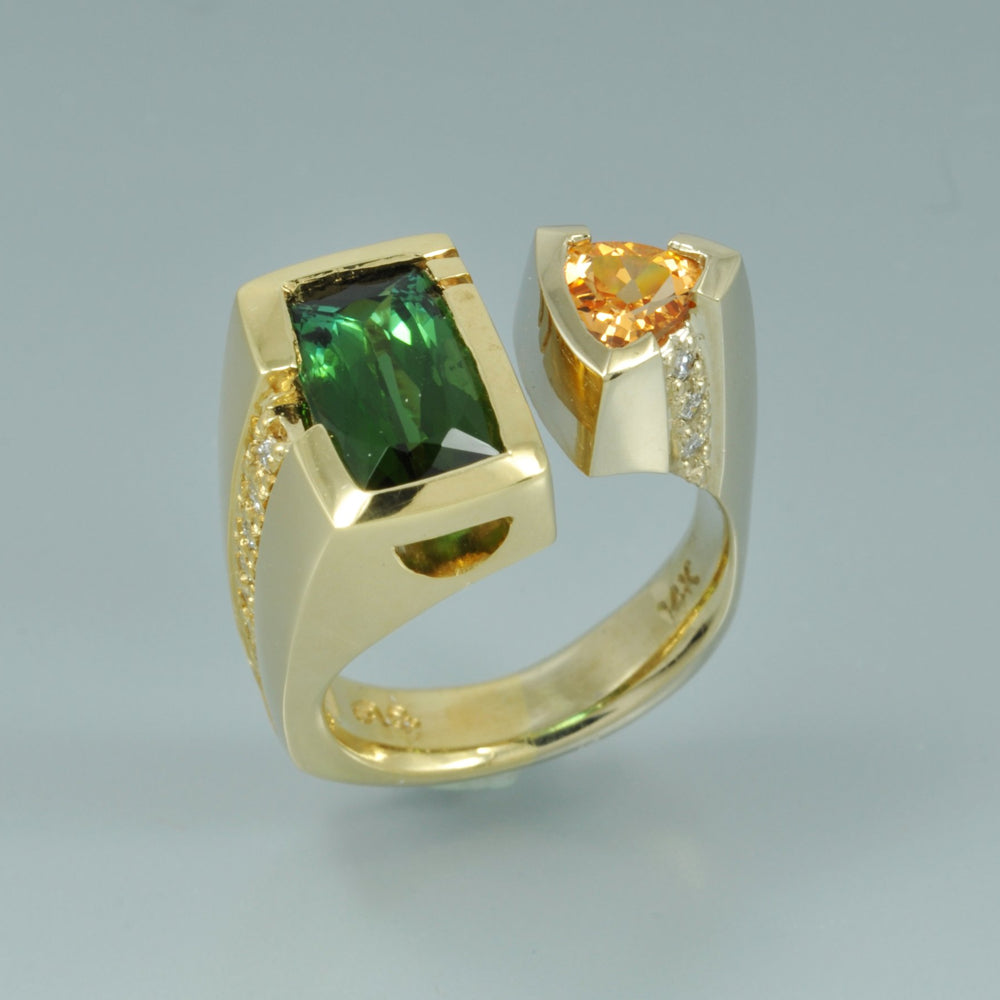 Green Tourmaline ring 3