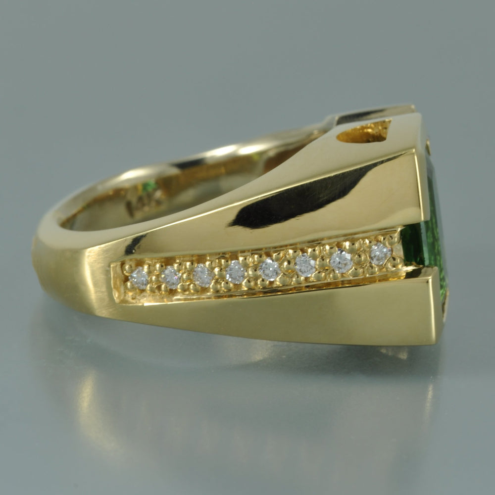 Green Tourmaline ring 3