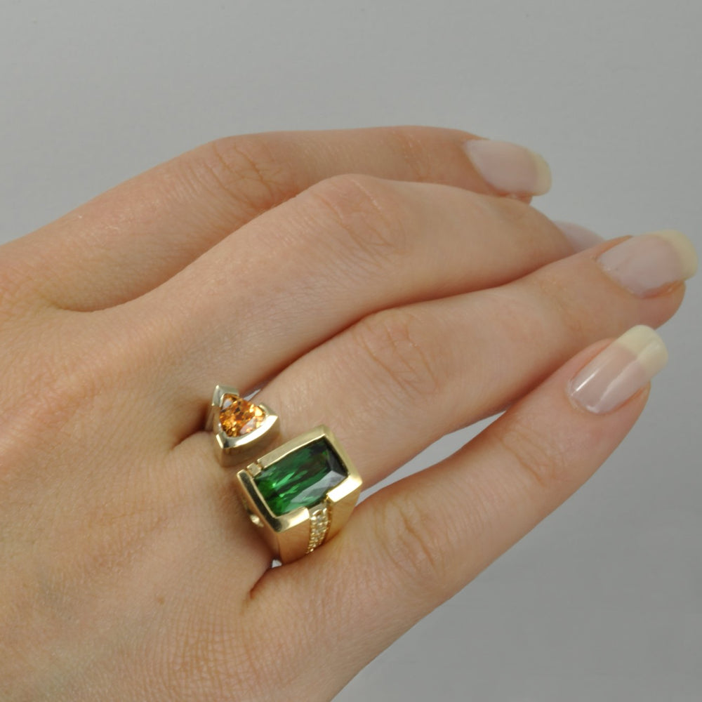 Green Tourmaline ring 3