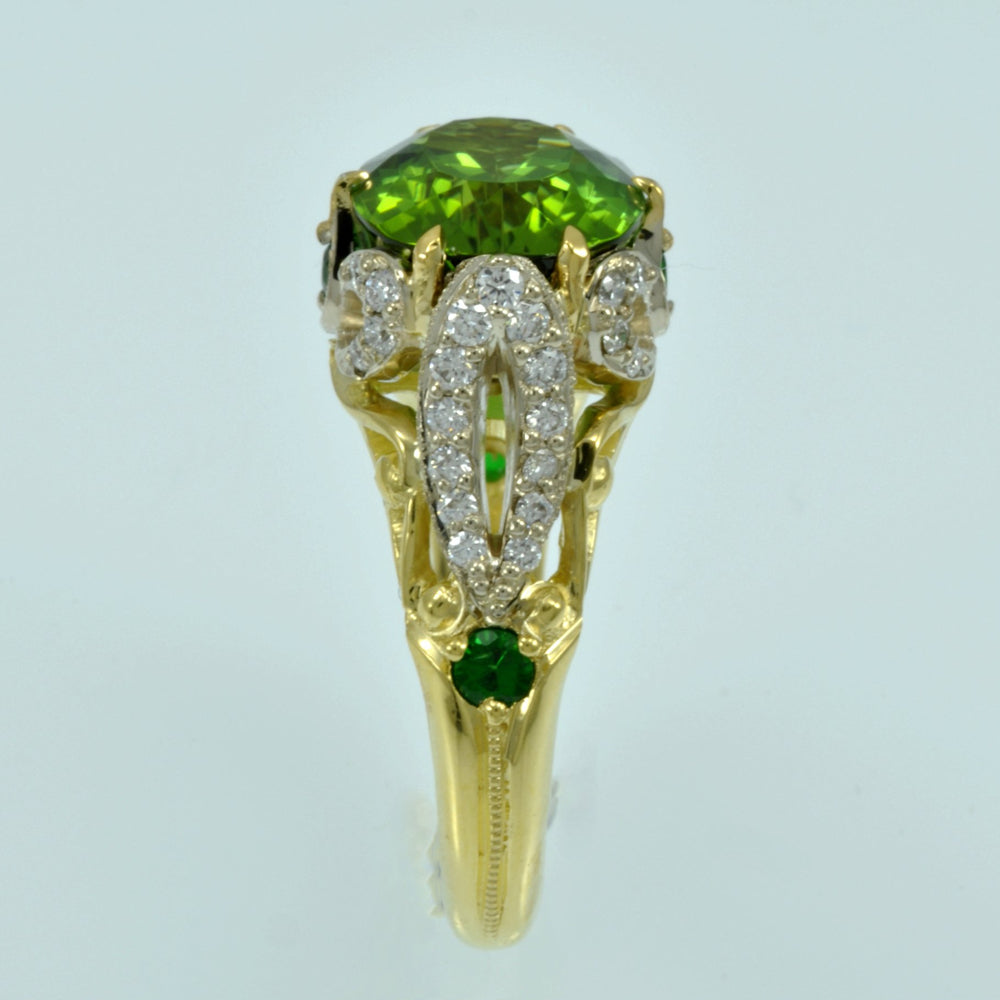 Green Tourmaline ring 5
