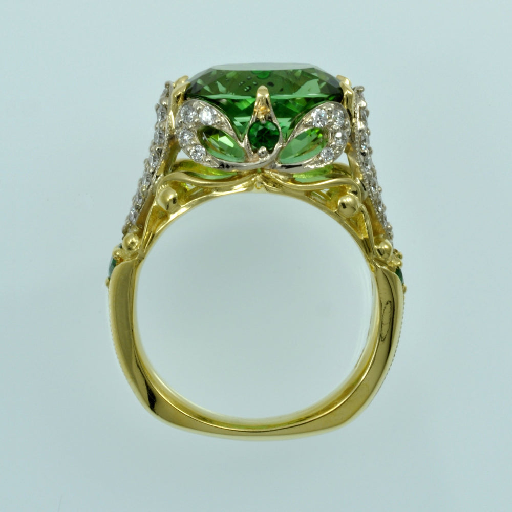 Green Tourmaline ring 5