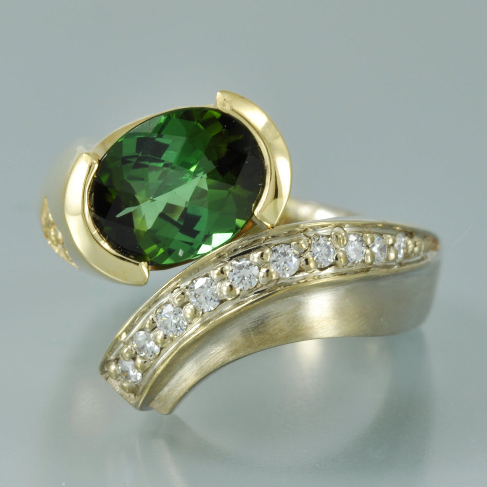 Green Tourmaline ring 6