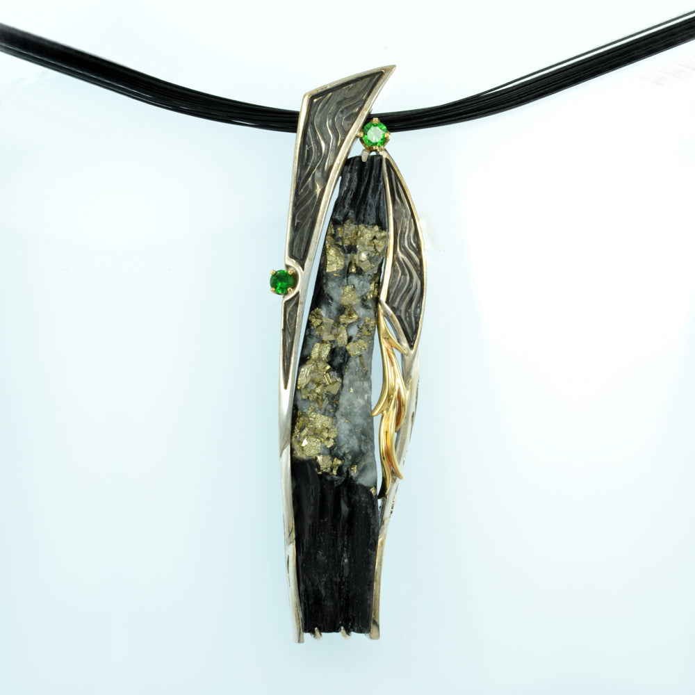 Slade-Pyrite pendant 1