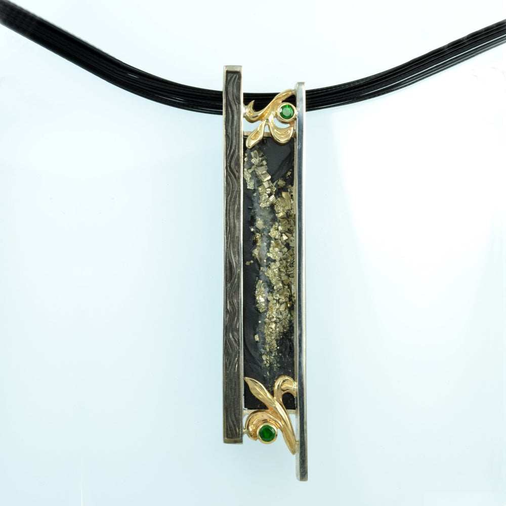 Slade-Pyrite pendant 2