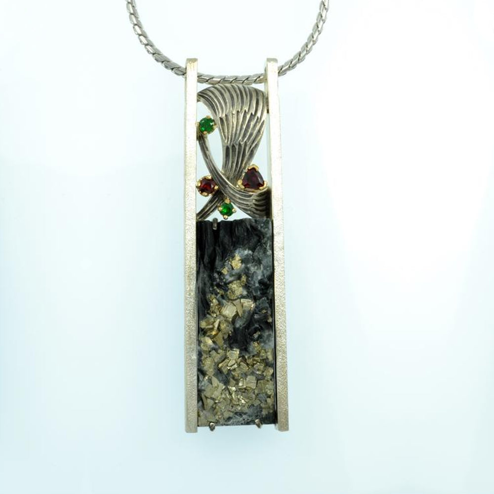 Slade-Pyrite pendant 3