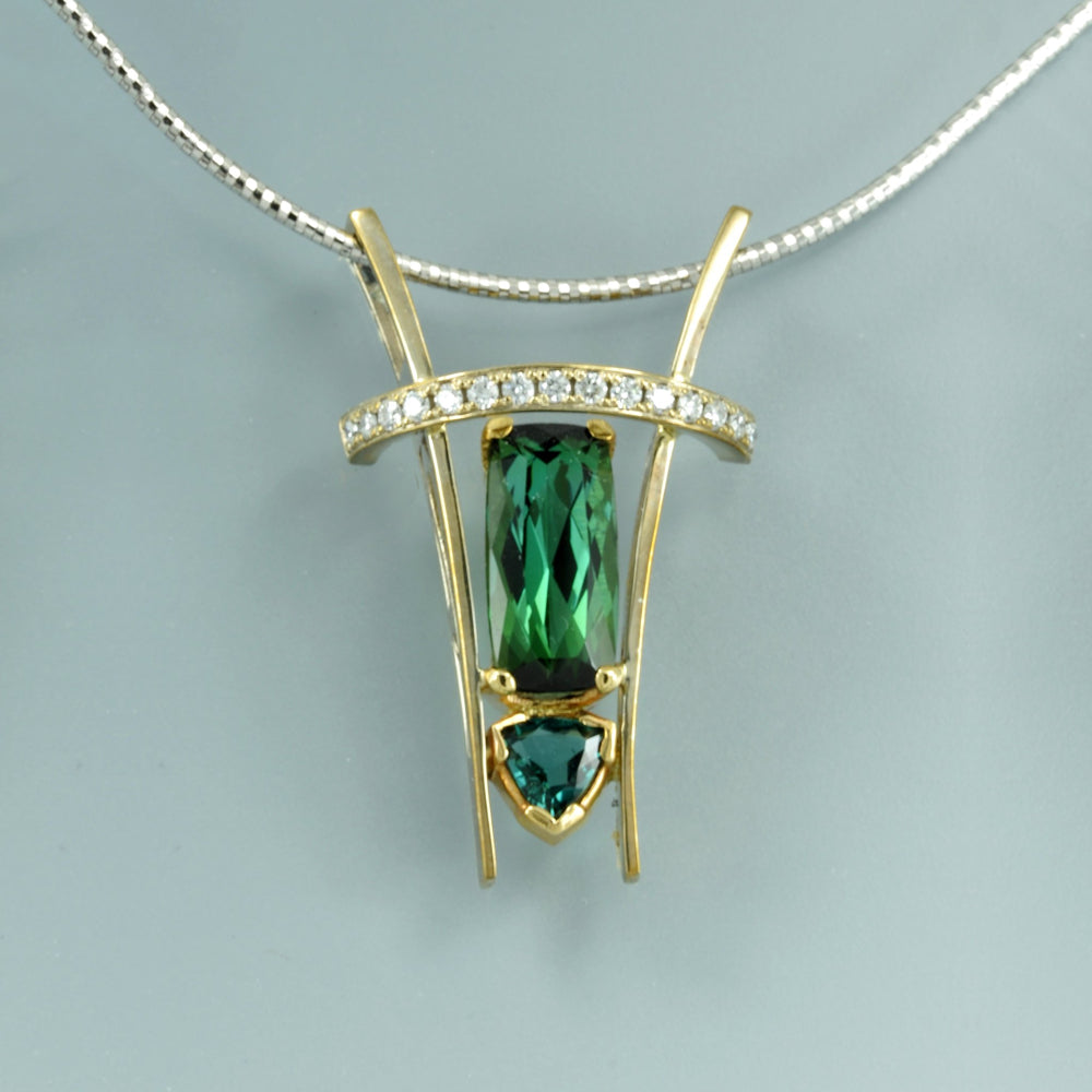Tourmaline  pendant 1