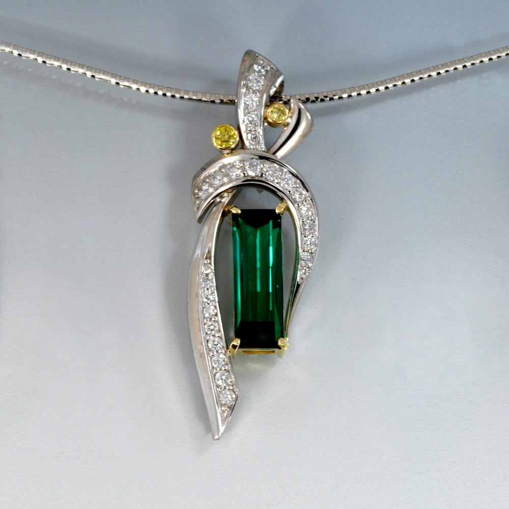 Tourmaline  pendant 2